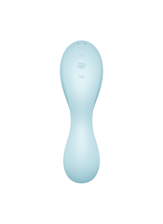 Vibromasseur connecté 3 en 1 Bleu USB Curvy Trinity 5+ - CC597823